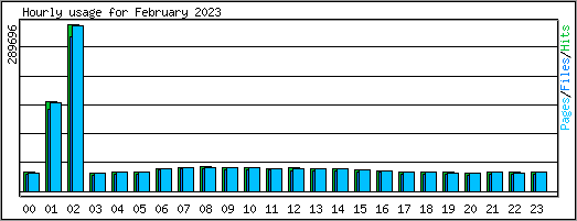 Hourly usage