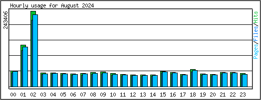 Hourly usage