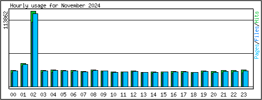 Hourly usage