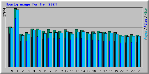 Hourly usage for May 2024